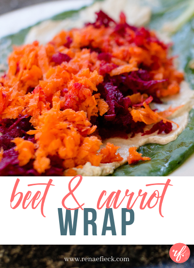 Bitchin’ Beet & Carrot Wrap